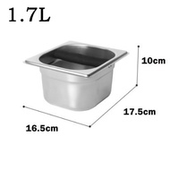 สแตนเลสสินค้าพร้อมส่ง ✔ ที่เคาะกากกาแฟสแตนเลส  Snless steel Coffee Knock Box  ถังเคาะกาแฟแบบสแตนเลส