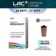 [Expiry May 2027] LAC Womens Mega Multi (90 Caplets) Daily Multivitamin and Nutrition Formula