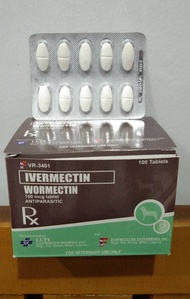 Wormectin Pampurga sa aso 10pcs tablet