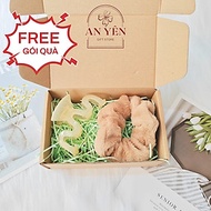 Set Quà Tặng 2 Món Kẹp Tóc Hoa Sứ và Cột Tóc Scrunchies Nàng Thơ No.4 Tặng Sinh Nhật Người Yêu 20/10