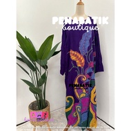 KAFTAN / BAJU KELAWAR COTTON TERENGGANU DESIGN LENGAN PANJANG