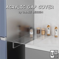 Acrylic Gap Cover | Cabinet Gap Cover | Washroom Space extended | Gap Hole Blocker White Acrylic