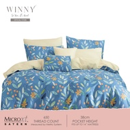 WINNY 5 In 1 Passionate Microfiber Comforter Set - Super Single/Queen/King 650TC