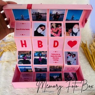 100 % NEW GIFT KADO MEMORY FOTO BOX POLAROID UNTUK BIRTHDAY / ULTAH /