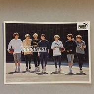 ❣️官方限量已絕版❣️韓國帶回 正品 防彈少年團 bts Puma 明信片 postcard