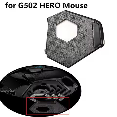 Replacement Mouse Battery Cover Battery Case Shell for G502 Hero Wired Mouse Shell Counterweight Cov
