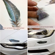 adv 160 accessories car accessories 3d Blocking Creative Unique Feather Modified Car Sticker