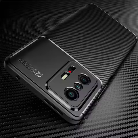 For Xiaomi 11T Pro Case Carbon Fiber Back Cover For Xiaomi11T Mi 11 T 11TPro Mi11T T11 5G Camera Pro
