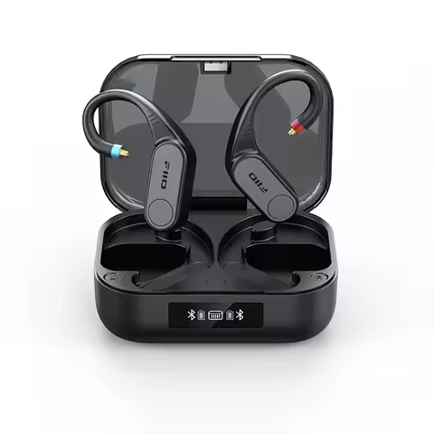 FiiO UTWS17 True Wireless Bluetooth Ear Hook Headphone Upgrade Cable with Microphone LDAC MMCX/0.78 