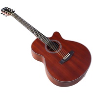 40 Inch Electric Acoustic Guitar 6 St Acoustic Guitar Full Okoume Wood High Gloss Cutaway Design Folk Guitar With EQ J61