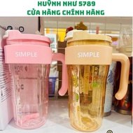 [GENUINE]SIMPLE WATER BOTTLE 950ml - CONVENIENT, PRETTY Capacity: 950ml