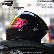 หมวกกันน็อคเต็มใบหุ้มคาง ID รุ่น ZRO แว่น 2 ชั้น แถมฟรีถุงผ้าและชิว 1 แผ่น มาตรฐาน มอก. ECE 22-06 ไซ