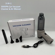 9000PA 3-IN-1 Mini Car Vacuum Cleaner &amp; Air Blower Cordless Handheld Mini Auto Vacuum Cleaner for Car Interior Home Computer PC
