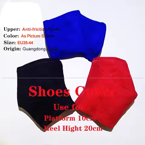 2026 New Wear Resistant Pole Dance Shoe Cover Protects Boots and Sandals High Heels 20CM Boots Train