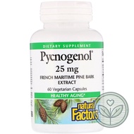 Natural Factors, Pycnogenol, 25 mg, 60 Vegetarian Capsules / 100 mg, 30 Veg Capsules One4