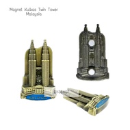 Magnet Kulkas Souvenir Malaysia Twin Tower Besi