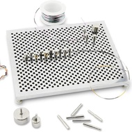 CH* Aluminum Wire Jig Complete Jewelry Making Tool Set Practical Wire Looping Kit Wire Bending Board