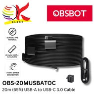 OBSBOT 20M (65FT) USB-A TO USB-C 3.0 CABLE  (OBS-20MUSBATOC)