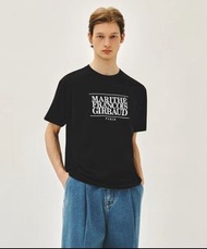 MARITHE FRANCOIS GIRBAUD CLASSIC LOGO TEE 大logo🩵現貨🩵Black M / White M✅100%韓國專門店/免稅店購入