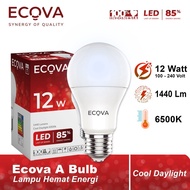 Led Bulb ECOVA A Bulb 12W Cool Daylight 6500K Bulb