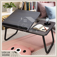 Meja Laptop yang boleh lipat Laptop Holder Foldable Laptop Desk Anti-slip Bed Mini Table Notebook La