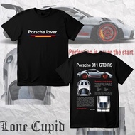 CODPorsche 911 GT3 RS FERRARI F40 PINK Porsche 997 GT3 RS Porsche 996 GT3 RS RETRO TEE COTTON T-SHIR