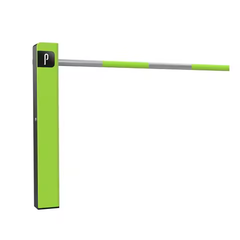 Fast Speed Parking Lot Automatic Small Barrier Gate DC 24V Motor 60W 3m Boom With LED Light