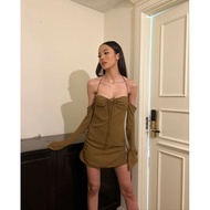 Fabrique.co-Mini Chiffon dress (s)