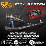 KNALPOT KENALPOT RACING MOTOR SUPRA X FIT 100 110 125 Lama New Suara Ngebas Adem-Road Race Merk JRM 