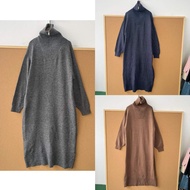 Knitted Dress - Solid Color, Elegant & Comfortable | J25-