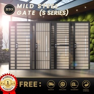 Mild Steel Main Gate, HDB Gate, BTO Resale Gate, S- Series - BTO Door Pte Ltd.
