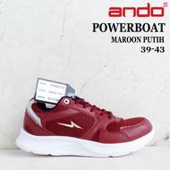 Sepatu ANDO - size 35-43 - MAZDANO & POWER BOAT & SILVA & SINCLAIR & MACRON & PRIORITY & GRAZIA & BO