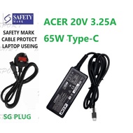 ACER 65W 20V 3.25A Type-C Travel portable charger power supply For Swift Go 16/14/Chromebook 514