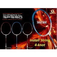 Apacs Imperial Speed Series【Install with String】(Original) Badminton Racket (1pcs)