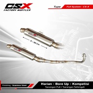 Csx Racing Exhaust - PNP KPH - type CS 4 - by CSX factory muffler