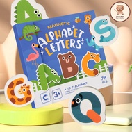 Educational Toys for Children: Alphabet Letter Puzzle, Magnetic Educational Reading for Children ABC