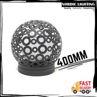 400MM Nordic Lighting Modern Outdoor Pillar Light Lampu Pagar Lampu Hiasan Designer Ball (6688)