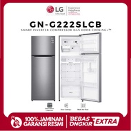 LG GN-G222SLCB Kulkas 2 Pintu 225L gross / 209L net Smart Inverter