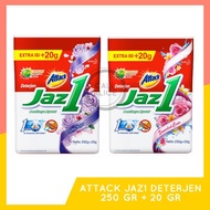 Attack JAZ JAZ JAZ1 Detergent Powder Economical Packaging 250gr+20gr
