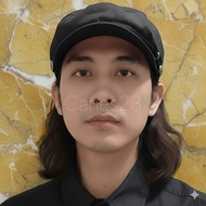 Men's Sailor Hat Sailor Hat Latest Men's HatWanita 2CNS3 - Sailorman Army - Sailor Hat - Leather Cap