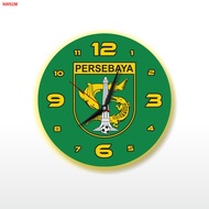 GILart NW92 - COOL AESTHETIC CARVED WALL CLOCK PERSIBAYA TEAM FOOTBALL DECORATION LIVING ROOM BEDROO