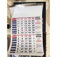 2026 DWIWULAN CALENDAR 2-MONTH HANGING CALENDAR/ 6 SHEETS