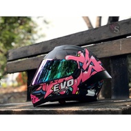 ️ Super Sassy Set Plus Free Lens Tainan WS Knight Supplies EVO CA969 Full-Face Helmet 969 Graffiti P