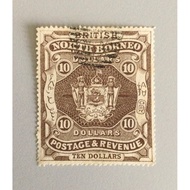 1889 Malaya British North Borneo $10 CTO Stamp