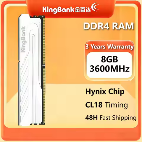 KingBank Origina DDR4 RAM 8GB 3600MHz Hynix Chip M-die CL18 High Performance for Desktop PC Memory