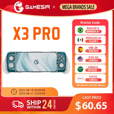 GameSir X3 Pro Bluetooth mobile game controller-Disney IP Deadpool With Hall Effect Dual Rumble Moto