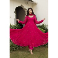 Anarkali  gown with dupatta