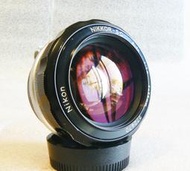 【悠悠山河】美品 夜之眼 酒紅膜 Nikon Nikkor-S.C 55mm F1.2 auto 鏡片完美無瑕 無霉無霧