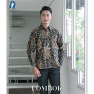 KEMEJA Lombok Men's Batik Shirt Long Sleeve Modern Solo Batik Full Fur by Batik ALX