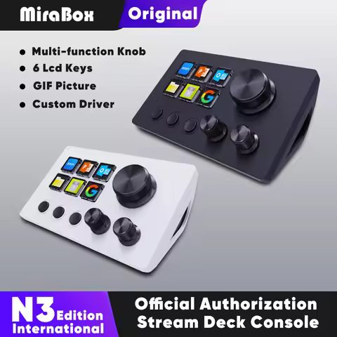 Mirabox N3 Stream Deck Creative Console Streamdeck Deck Dock Controller macropad Stream Desk Macro K